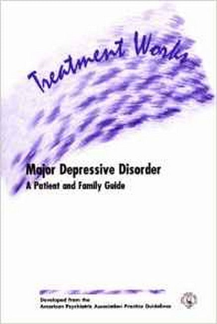 Treatment Works for Major Depressive Disorder