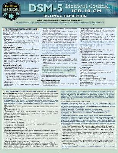 DSM 5 Medical Coding