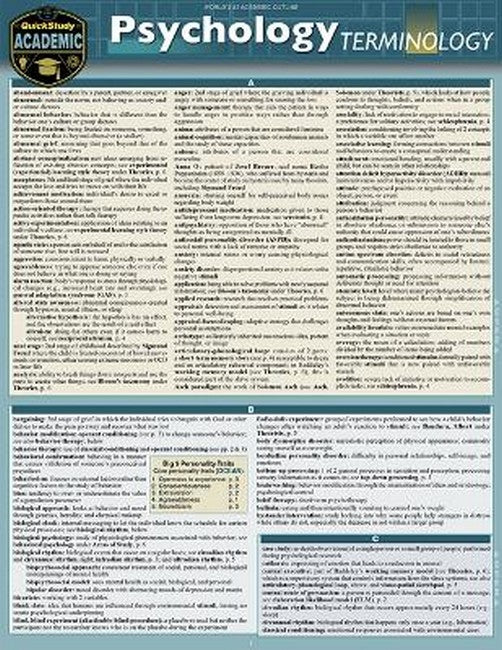 Psychology Terminology
