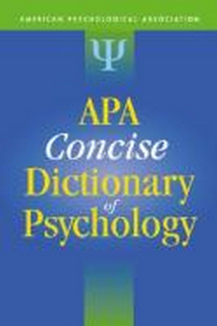 APA Concise Dictionary of Psychology