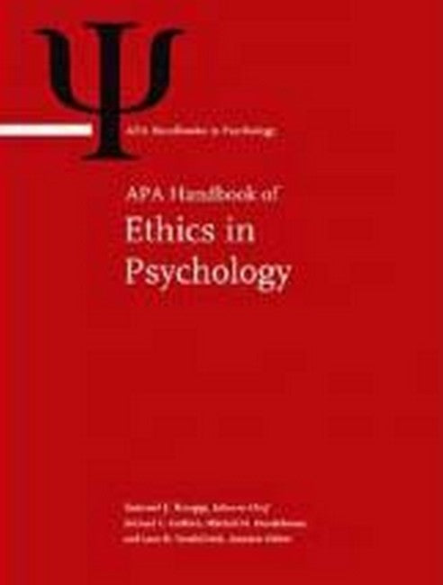 APA Handbook of Ethics in Psychology