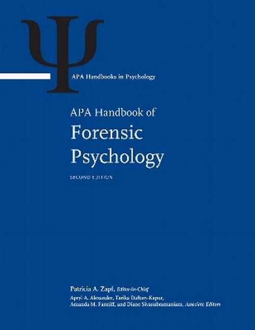 APA Handbook of Forensic Psychology 2/e
