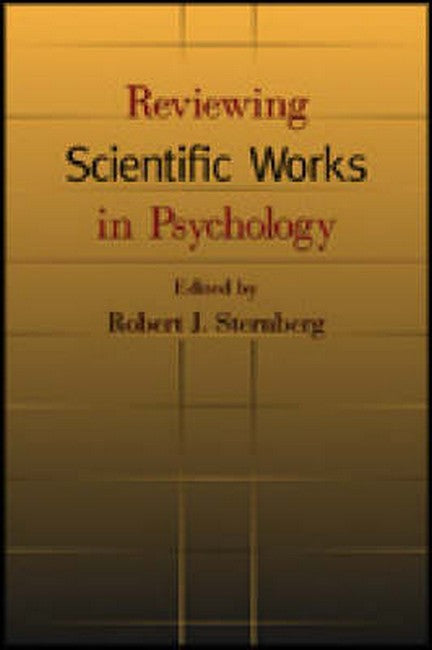 Reviewing Scientific Works in Psychology