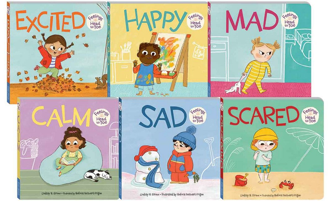 Feelings Head to Toe Complete Series Board Books 6-Book Set